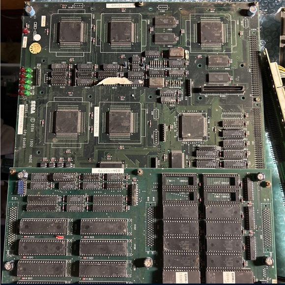 Virtua Fighter Sega Model 1 PCB Board Arcade Game Part Cj - Picture 2 of 10